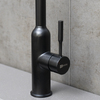 Lemark LM5079BL Смеситель для кухни с поворотным изливом, высота излива 25 см, длина 21 см, нерж. сталь/ чёрный матовый