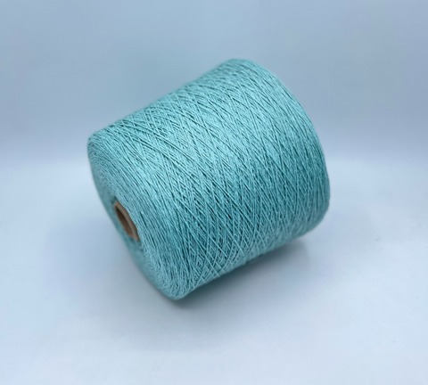 Бобинная пряжа (пр.Италия), art-Loose , 380м/100гр, 70%Хлопок 20%Полиамид 10%Кашемир , цвет-Аква,арт.33073