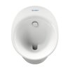 2817300007 DURAVIT WHITE TULIP Писсуар 320х340 мм., без смывного края, с вытяжкой, подача воды сзади, сток горизонтальный, с "мушкой", цвет белый