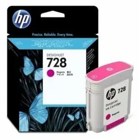 Картридж HP F9J62A № 728 пурпурный для HP DJ T730/T830 (40 мл.)