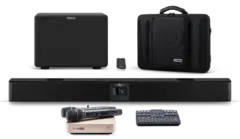 Караоке система Evobox Plus с микрофонами + Акустическая система EvoSound Bar