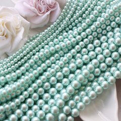 Майорка нежно-зелёная 4 мм, 1 нить, МА144