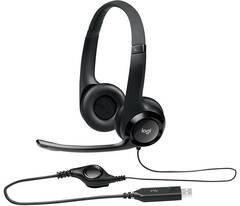 Гарнитура Logitech H390 Headset USB. 981-000406/981-000803