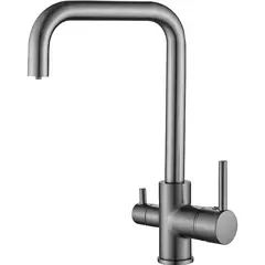 Смеситель для кухни с подключением фильтра BELZ B76802-3 латунь, графит