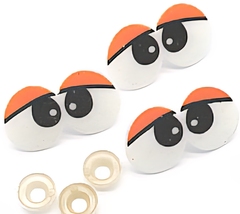 Глазки винтовые с фиксатором, 24х40 мм