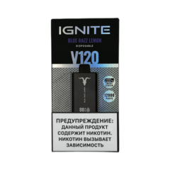 Одноразовая электронная сигарета Ignite V120 Blue Razz Lemon (12000 затяжек)