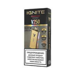 Одноразовая электронная сигарета Ignite V250 Gold - Cranberry (25000 затяжек)