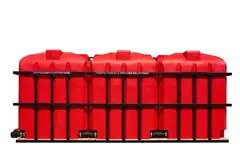 Кассета 3*5000 для транспортировки ЖКУ с трапом Пластерра KV (15000 л.)(4900x2170x1970см;красный) - арт.561557