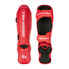 Защита голени Green Hill Contact 3D inject foam MF Красный