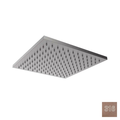 Almar Square E044069.CO316 Верхний душ без кронштейна 30,3х30,3, 1 режим, цвет: 316 PVD brushed copper фото