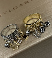 Кольцо LV широкое с подвесками