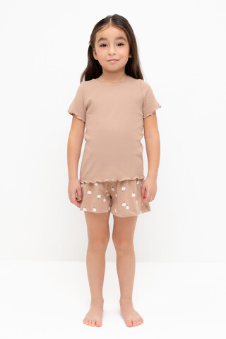 пижама  для девочки  К 1596/беж,колокольчики