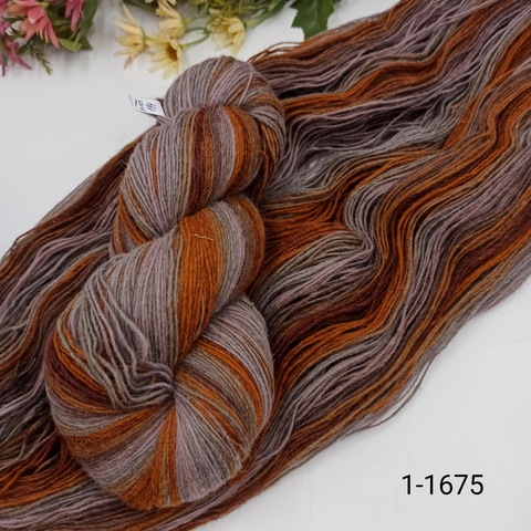 Дундага 6/1 шерсть секционного окрашивания 01-1675 420м/100гр