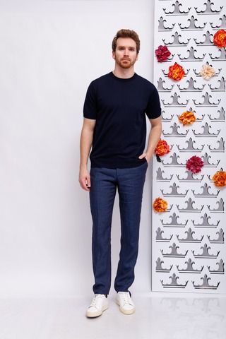 CC Collection by CORNELIANI Брюки классические льняные