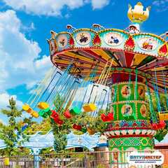 Цепочная карусель с наклоном «Облачный Вальс», 30 мест, 15×15×8 м