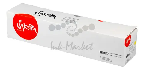 Картридж Sakura 106R01572 для XEROX, желтый, 17200 к.