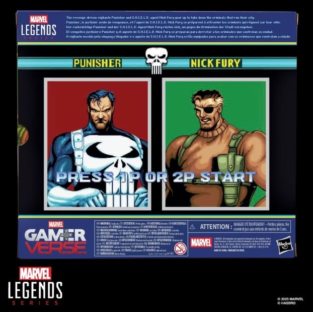 Фигурки Каратель и Ник Фьюри Marvel Legends Gamerverse