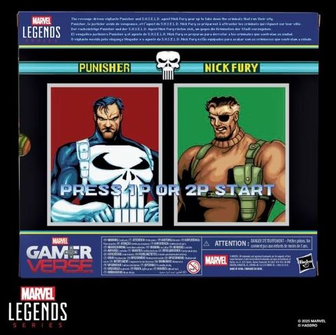 Фигурки Каратель и Ник Фьюри Marvel Legends Gamerverse