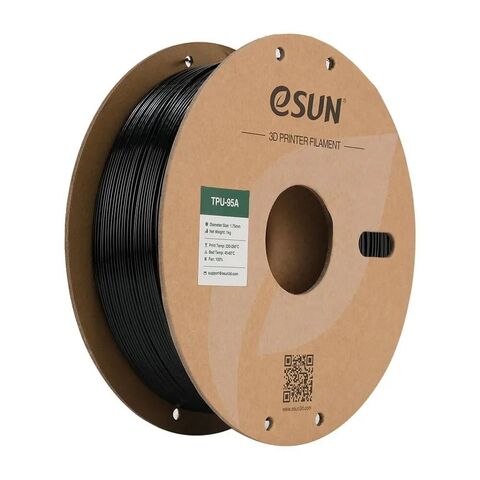 Пластик для 3D-печати eSUN TPU-95A, 1.75 мм, 1 кг, чёрный, TPU-95A175B1P1