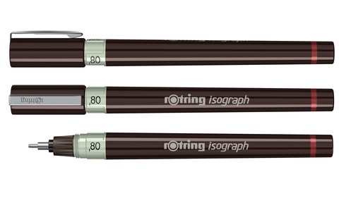 Пишущий элемент Rotring для изографа, толщина линии: 0,80 mm (S0218680)