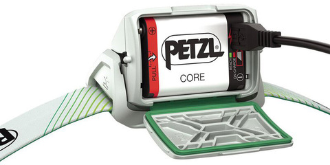 Картинка фонарь налобный Petzl Actik Core 2022 зеленый - 3