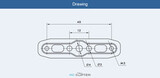 Пропеллер полимерный складной MF 1604 T-Motor (пара)