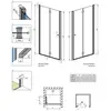 Radaway 137803-01-01R EOS DWB 90/R хром