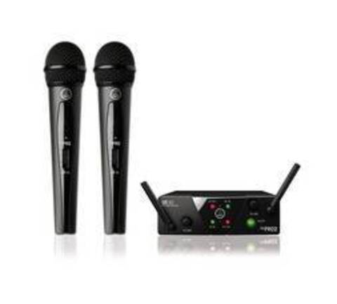 AKG WMS40 Mini2 Vocal Set BD US45A/C (660.700&662.300) - вокальная радиосистема с 2-мя ручными передатчиками, капсюль D88