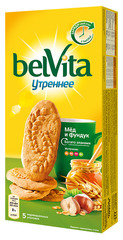 Печенье belvita Утреннее медовое с орехами 225 г