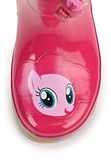 Резиновые сапоги Пони (My little Pony) утепленные на шнурках для девочек, цвет розовый. Изображение 6 из 7.