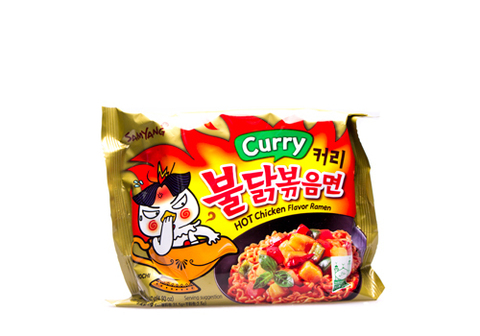 Лапша острая со вкусом курицы и карри, 140г