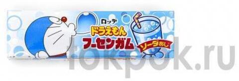 Жевательная резинка со вкусом содовой Lotte Doraemon, 15 гр