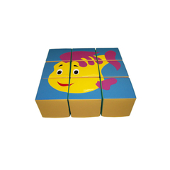 Комплект кубиков «Сложи аппликацию» Рыбка