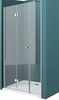 BelBagno ALBANO-BS-13-80+80-C-Cr Дверь в проём складывающаяся, с дополнительной неподвижной секцией. Стекло 6 мм, прозрачное, хром