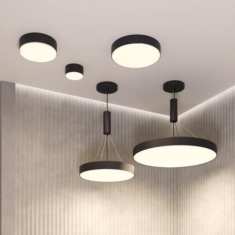 Потолочный светодиодный светильник Maytoni Zon C032CL-24W4K-RD-B