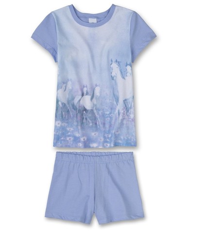 Сиреневая пижама с лошадками Sanetta