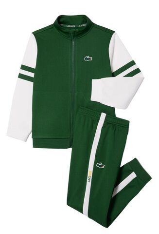 Детский теннисный костюм Lacoste Kids Tennis Sportsuit - green/white