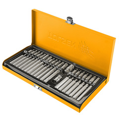TOLSEN (TT20385) Набор вставок (бит) 10 мм, Torx, Spline, Hex, 40 предметов