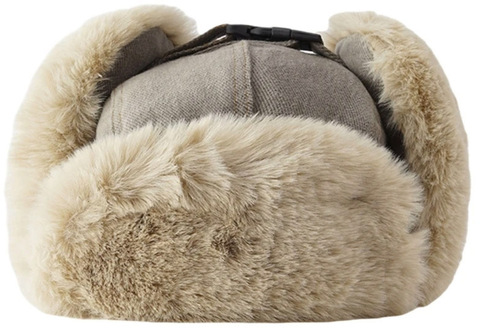Картинка шапка-ушанка Skully Wear LFM-168 grey - 5