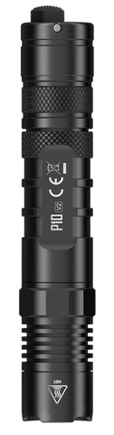 Фонарь ручной Nitecore P10 V2 черный лам.:светодиод. 18650x1 (19483)