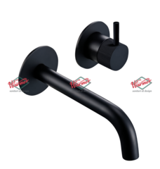 Встраиваемый смеситель для раковины Warmer Black Line 210075