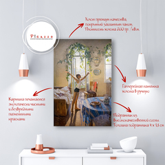 Репродукция "Татьяна Яблонская - Утро"