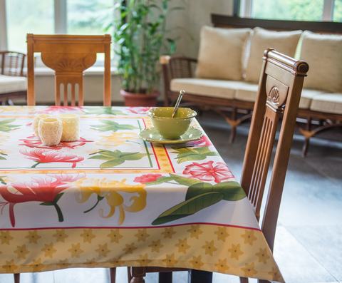 Скатерть 140x180 Blonder Home Spring желтая