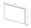 Aquanet 288967 Зеркало Оптима 100х75 LED (288967)