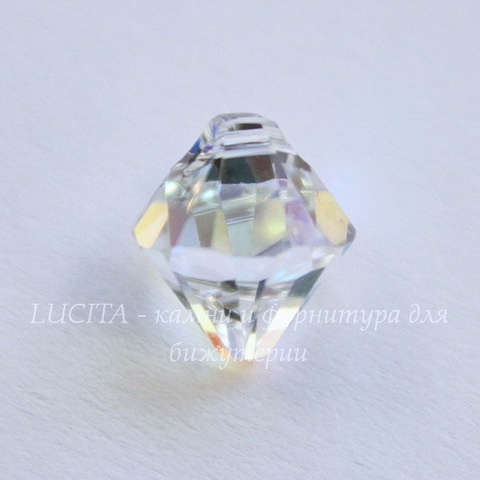 6328 Подвеска Сваровски Биконус Crystal AB (8 мм)