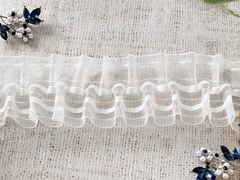 Лента шторная на органзе, ш. 6 см.