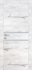 Дверь PX-18 AL кромка с 4--х ст. / Цвет Дуб арктик / Лунный мателак / Двери PROFILO PORTE
