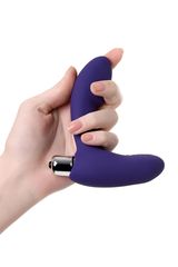 Фиолетовый вибростимулятор простаты Bruman - 12 см. - 