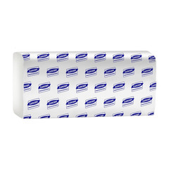 Полотенца бумажные листовые Luscan Professional Н2 M-сложения 2-слойные 21 пачка по 150 листов