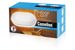 Влагозащищенный светильник Camelion 1402S (овальный 60W)